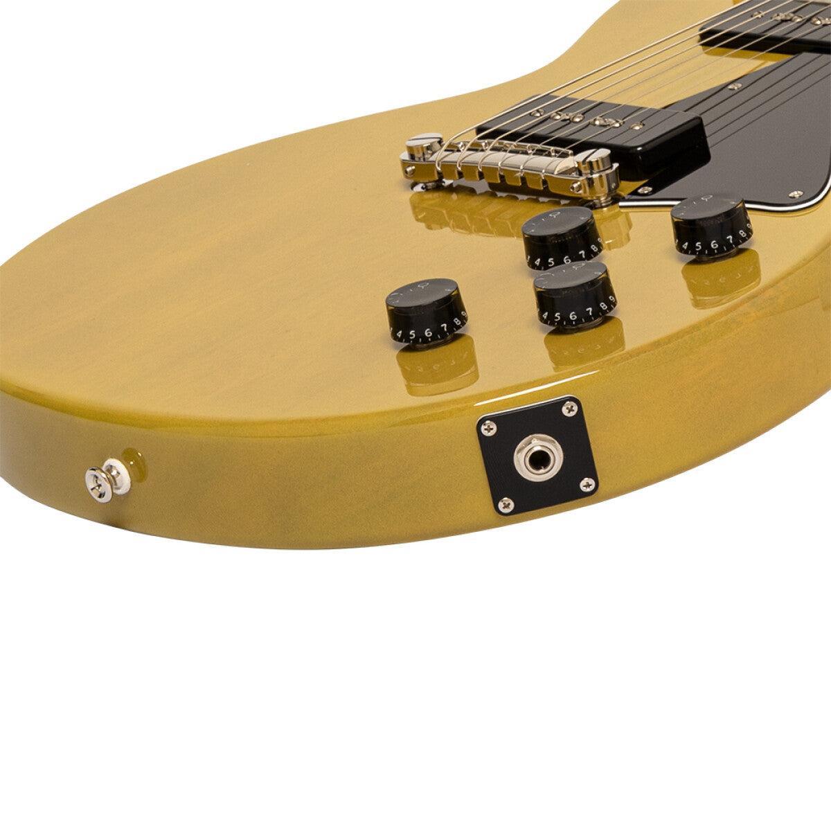 TOKAI ULSS124 SYW Vintage massiv elguitar i See-Through Yellow finish med kasse