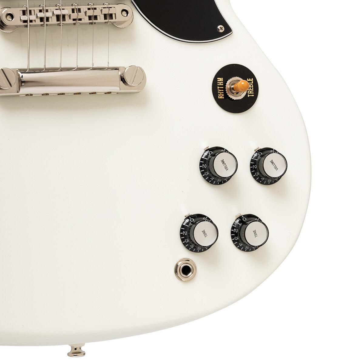 TOKAI USG124 SW Vintage solid body electric guitar, Snow White finish 