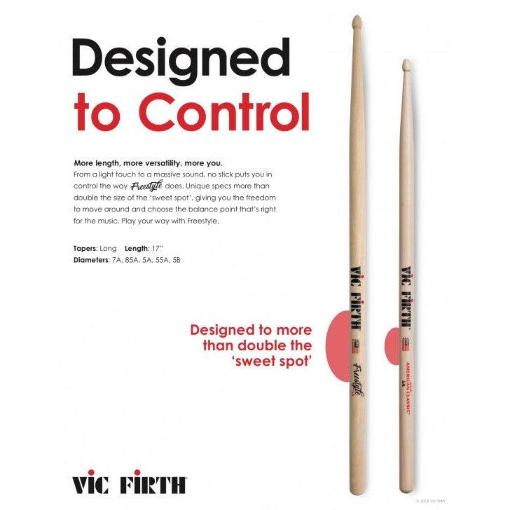 Vic Firth FS55A American Concept Freestyle 55A