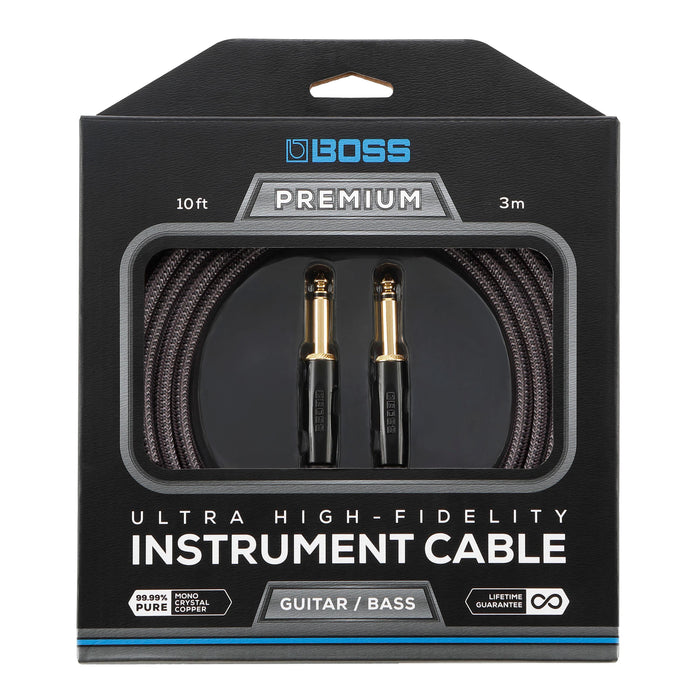 Boss Premium Instrumentkabel, straight 1/4" connectorer