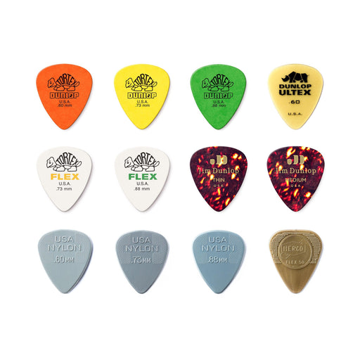 Dunlop PVP112 Acoustic Variety Pack-12/PLYPK Borg Sound