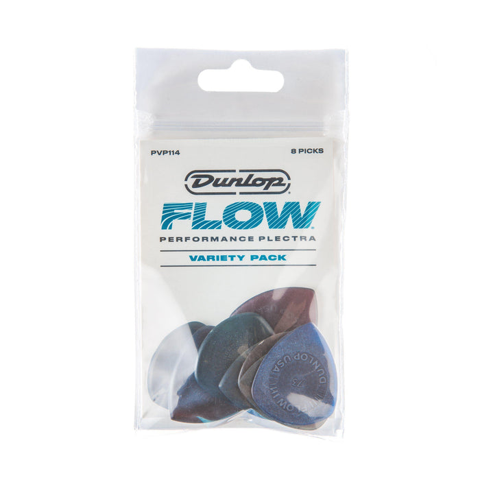 Dunlop PVP114 Flow Variety Pack-8/PLYPK Borg Sound