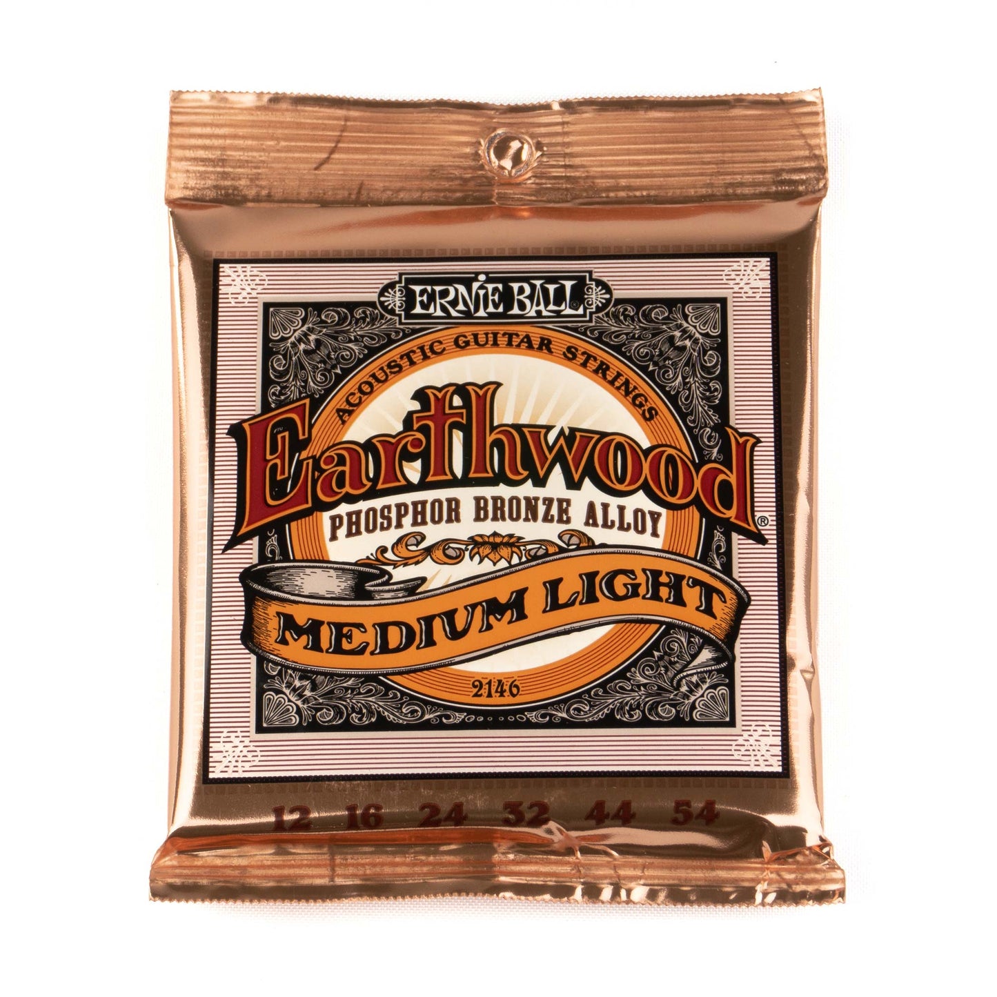 Ernie Ball 2146 Earthwood Medium Light Strenge til Western .012 - .054 - BORG SOUND