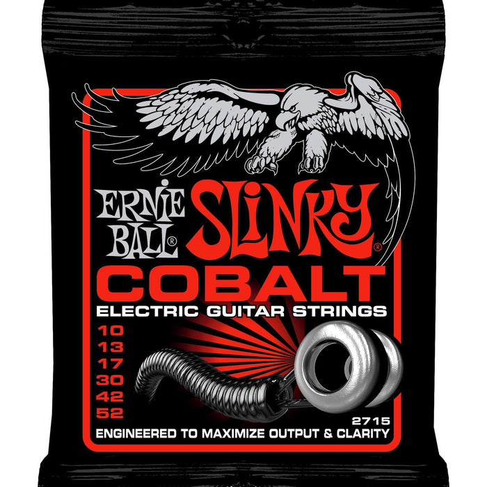 Ernie Ball 2715 Skinny Top Heavy Bottom Slinky Cobalt Strenge til Elguitar 010-052