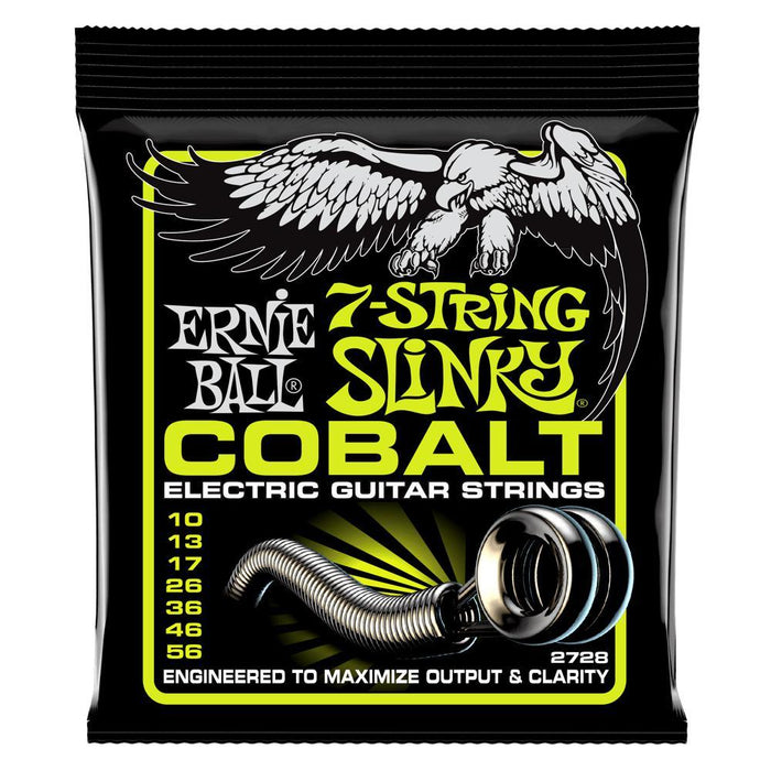 Ernie Ball 2728 Regular Slinky 7-String Cobalt Strenge til Elguitar 010-056