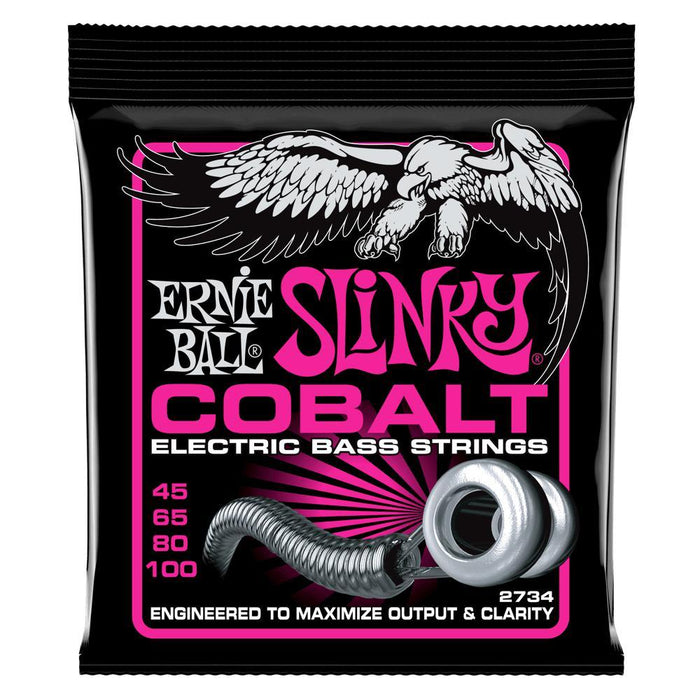 Ernie Ball 2734 Super Slinky Cobalt Strenge til Bas 045-100