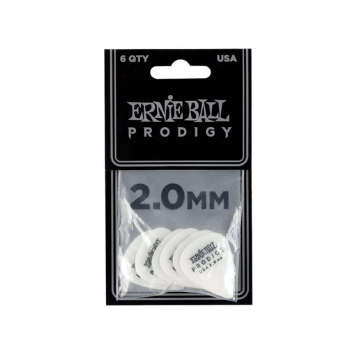 Ernie Ball 9202 Prodigy Plekter 6 stk. i hvid - BORG SOUND
