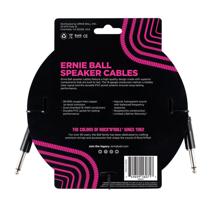 Ernie Ball Eb-6071 Speaker Cable 90Cm