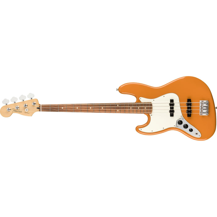Fender Player Jazz Bass Left-Handed, Pau Ferro Fingerboard, Capri Orange