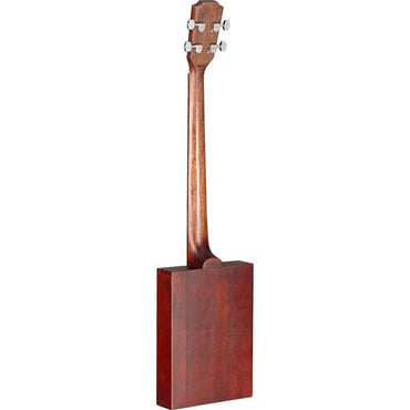 J.N Guitars CASK-PUNCHEON Acoustic Cigar Box Guitar med 4 strenge, resonator, gran dæk