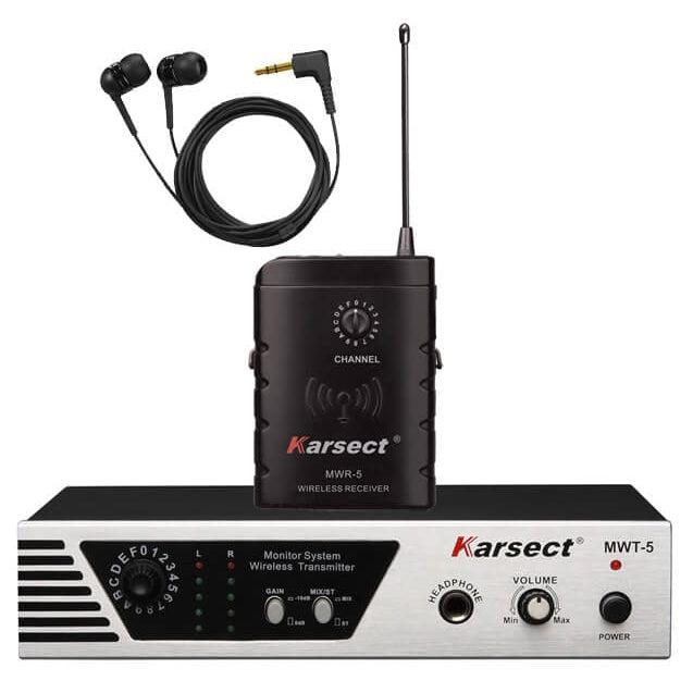 Karsect MWT5-MWR5 trådløs in-ear monitor