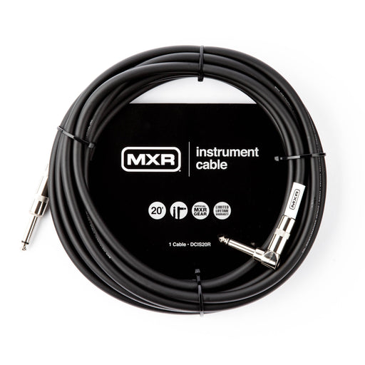 MXR DCIS20R Instrument Cable 6m RA Borg Sound