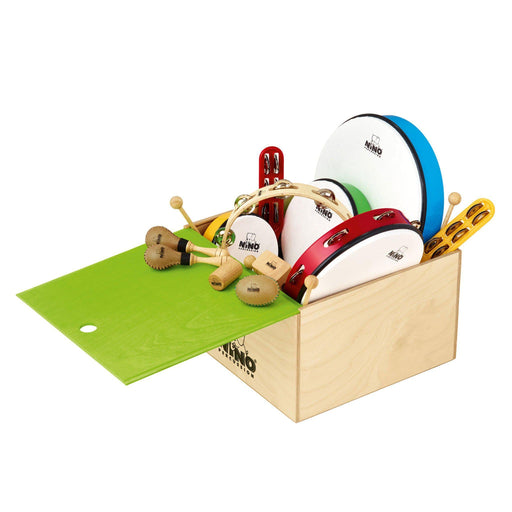 Ninoset012-WB Percussion pakke til børn med 12 forskellige instrumenter - BORG SOUND