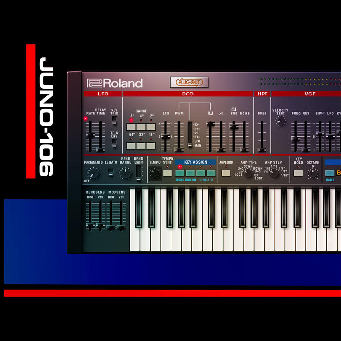 Roland Cloud Juno-106 Software Synthesizer