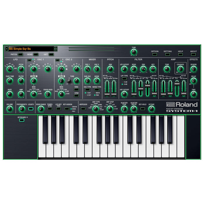 Roland Cloud System-1 Software Synthesizer