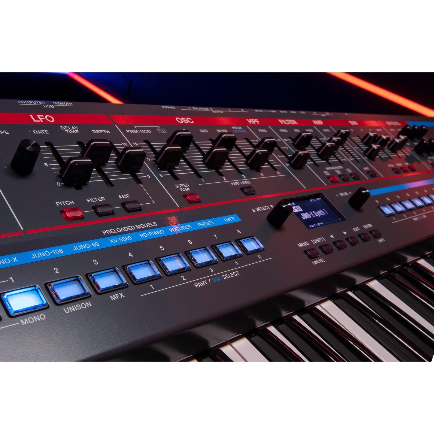 Roland JUNO-X Programmable Polyphonic Synthesizer 
