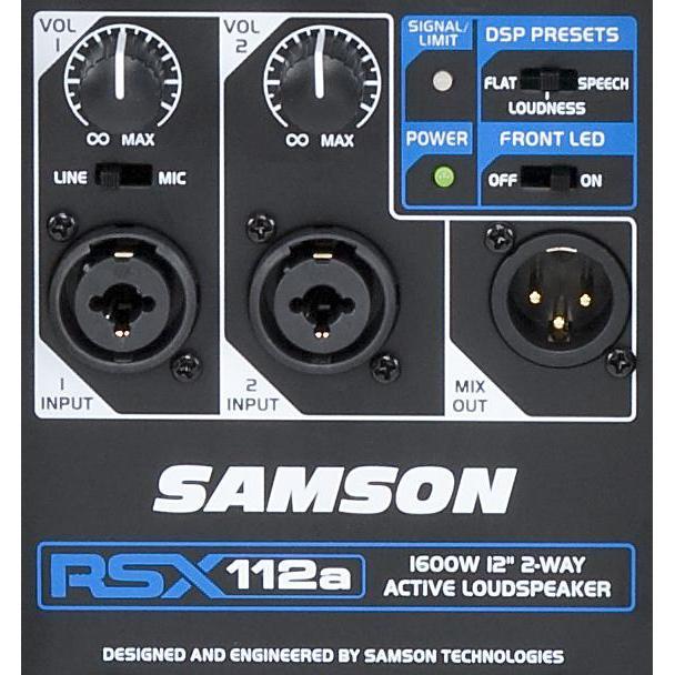 Samson RSX112A - 1600W Aktiv højttaler