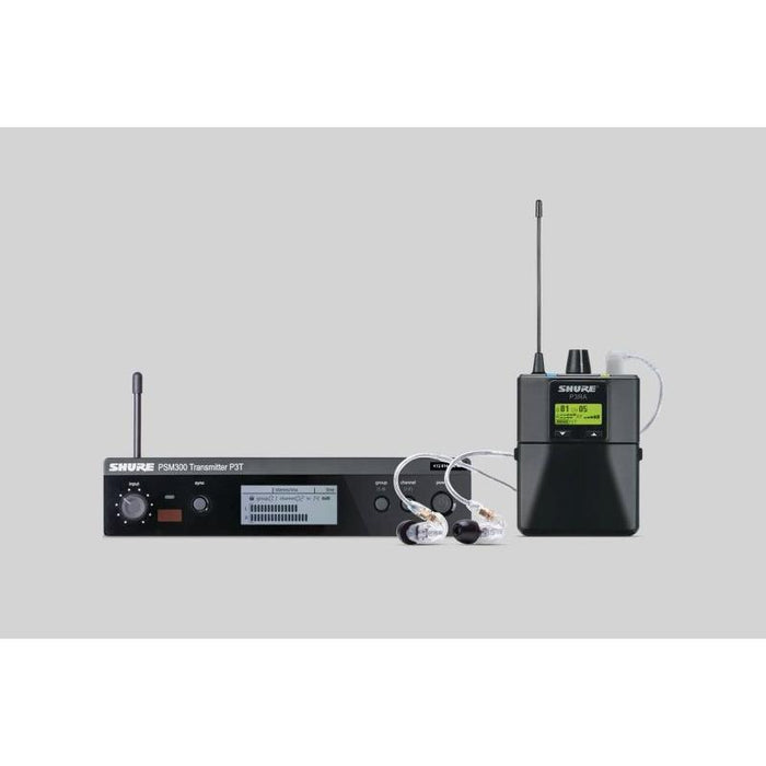 Shure P3TRA PSM300 Trådløst Personal Monitor System med SE215 Høretelefoner