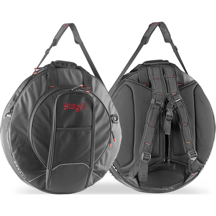 Stagg 22" Professional bækken taske med rygsæk remme