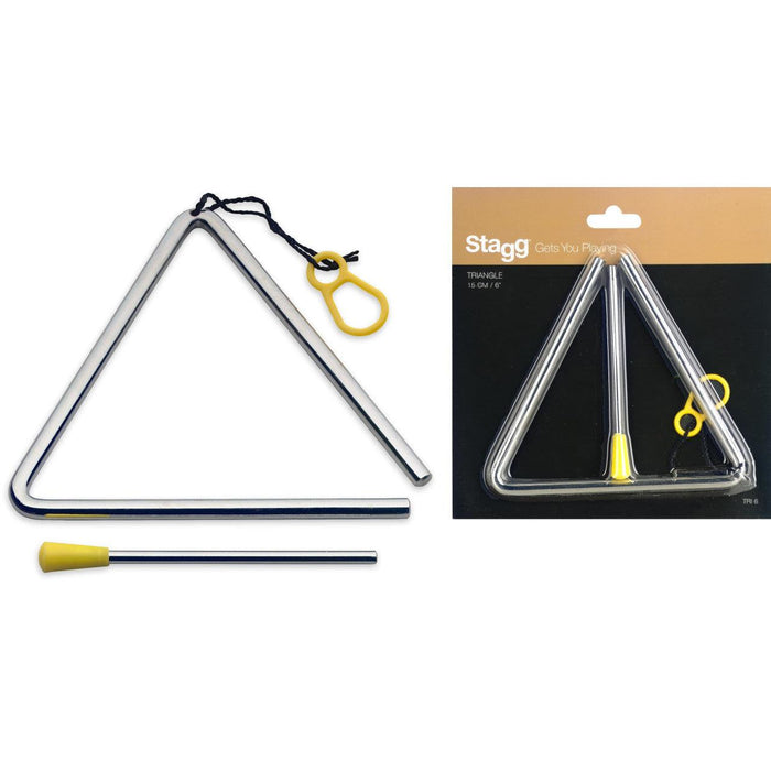 Stagg 6" triangel med slåpind