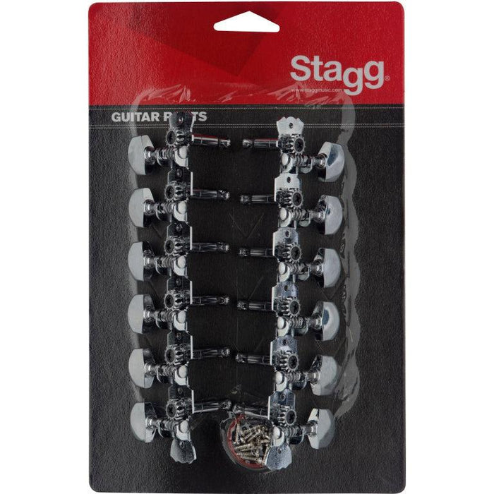 Stagg 6L+6R mekanikker til 12-strenget western guitar