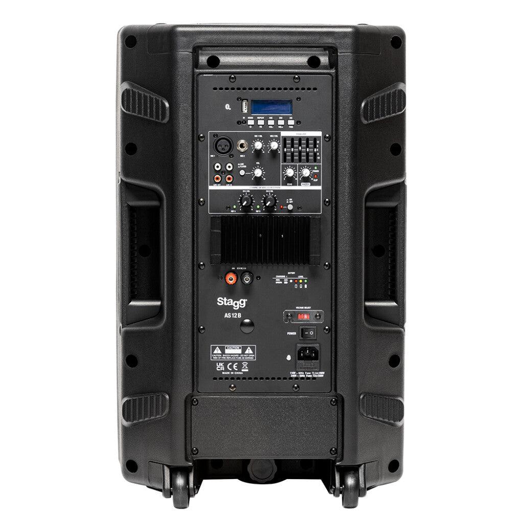 Stagg AS12B EU Aktiv Højttaler med batteri og trådløse mikrofoner