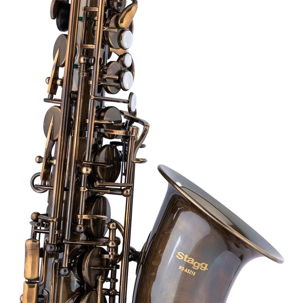 Stagg AS218S Eb alt saxofon, vintage lak
