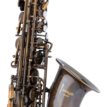 Stagg AS218S Eb alt saxofon, vintage lak