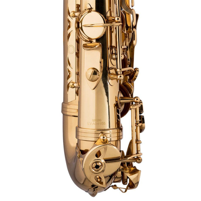 Stagg AS4105 Eb alt saxofon, guld lak