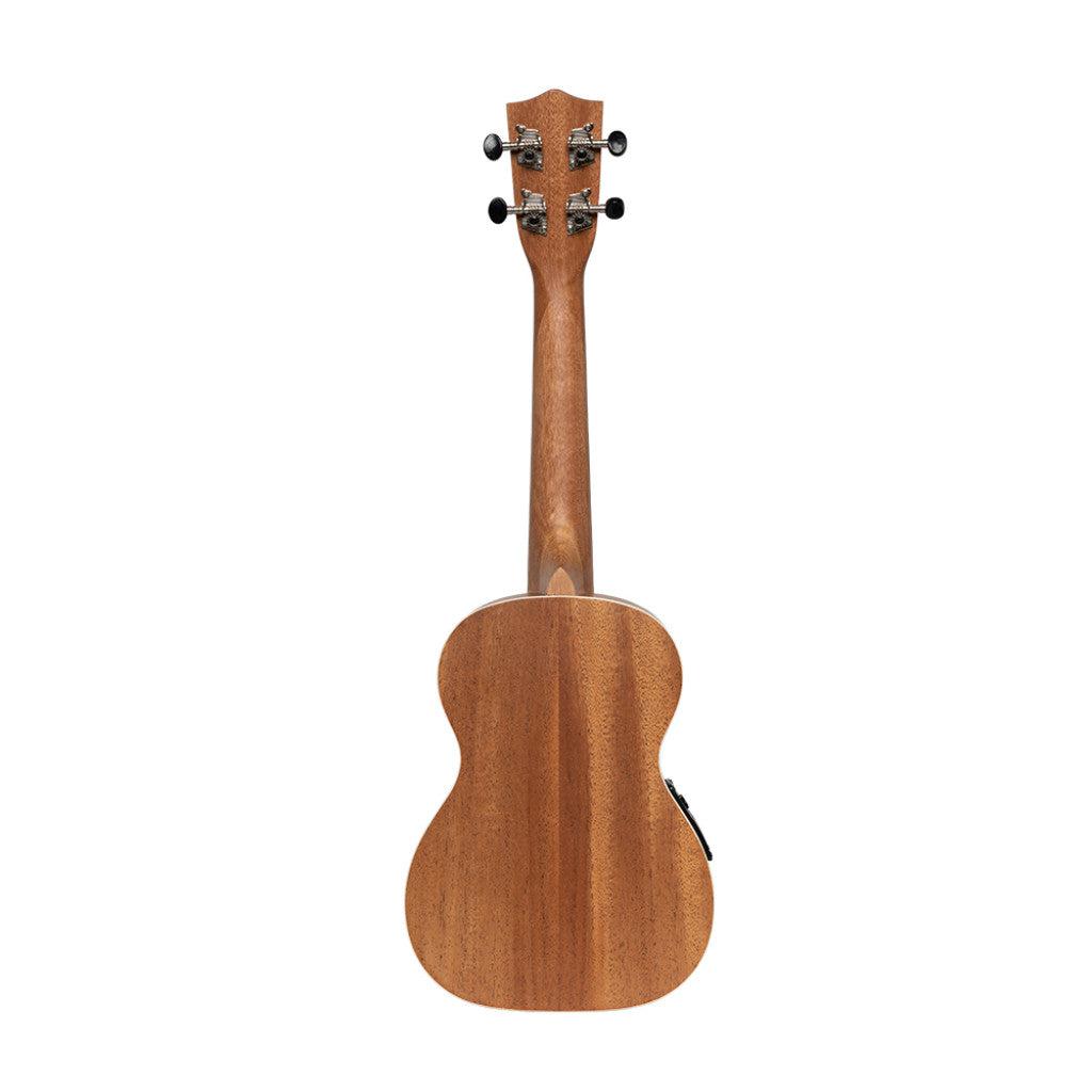 Stagg Acoustic-Electric Concert Ukulele med Sapele Top og Gigbag