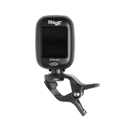 Stagg CTU-C1 sort automatisk kromatisk clip-on Tuner