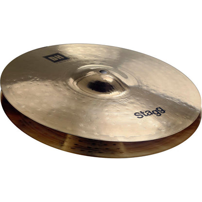 Stagg Dual Hammered 15" DH Brilliant Medium Hihat - Pair