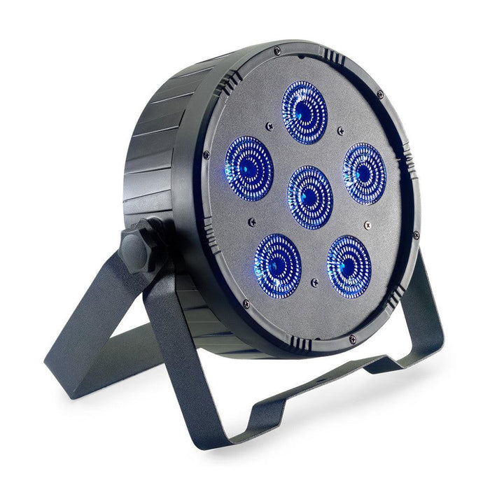 Stagg LED Flat Ecopar 6 Spotlight med 6 X 12-Watt RGBWAUV (6 i 1) LED