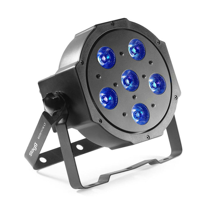 Stagg Lighttheme™ Ecopar 6 Spotlight med 6 X 10-Watt RGBWA (5 i 1) LED