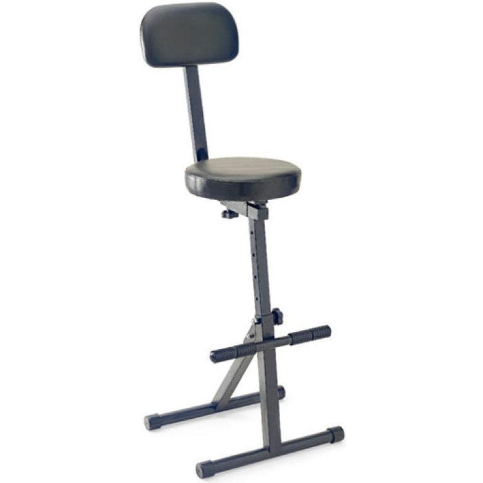 Stagg MT-300 BK høj stol med ryglæn og fodstøtte