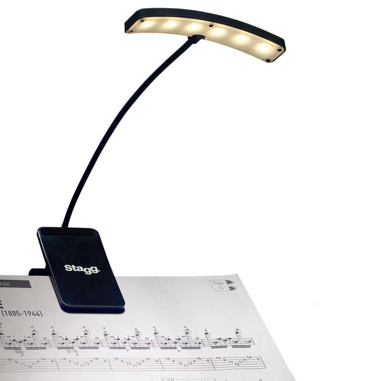 Stagg MUS-LED 6 – Multipurpose clip-on og fritstående lampe