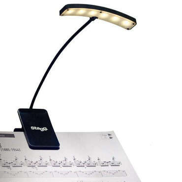 Stagg MUS-LED 6 – Multipurpose clip-on og fritstående lampe