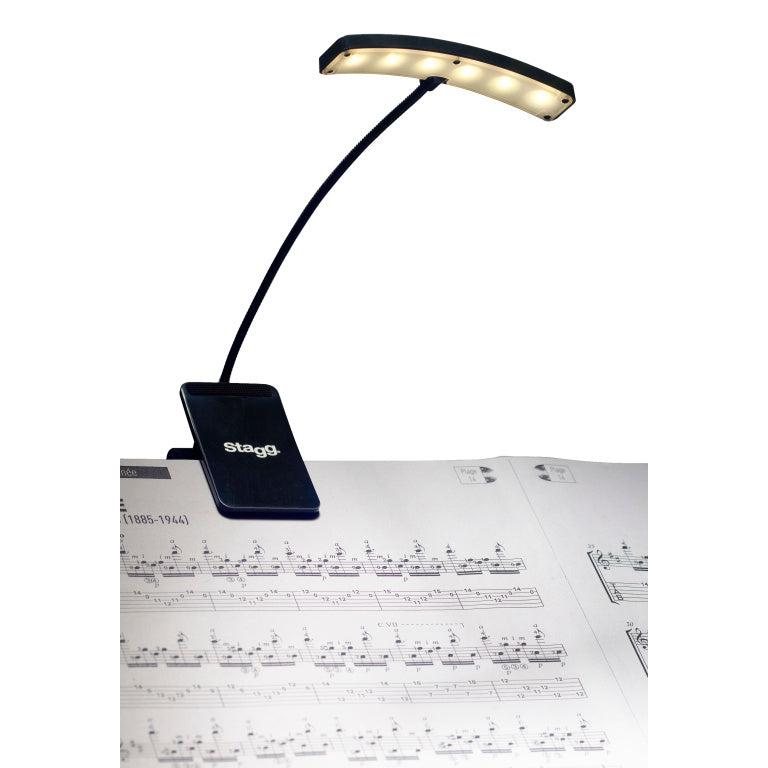 Stagg MUS-LED 6 – Multipurpose clip-on og fritstående lampe