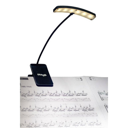 Stagg MUS-LED 6 – Multipurpose clip-on og fritstående lampe