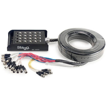 Stagg S-Series Stagebox - 16X Xlr F Inputs/ 4X Xlr M Outputs - 5m