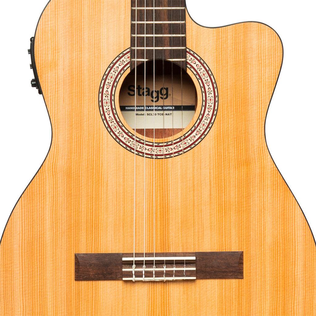 Stagg SCL70-TCE Classical Guitar with Preamp - Natural 