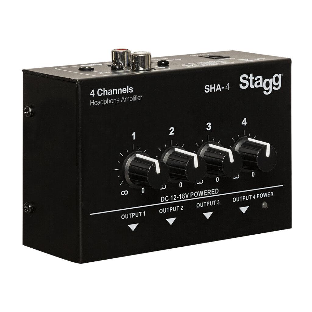 Stagg SHA-4 4-channel stereo headphone amplifier