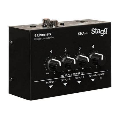 Stagg SHA-4 4-channel stereo headphone amplifier
