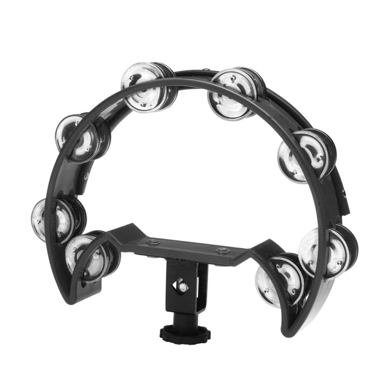 Stagg half moon hi-hat tambourine in plastic - 16 bells