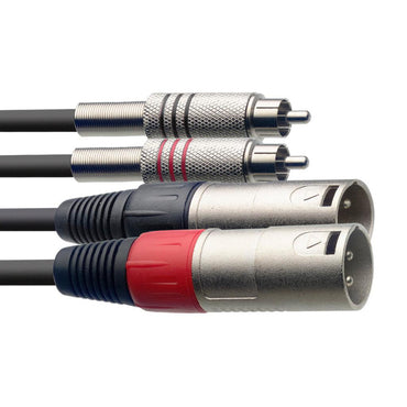 Stagg XLR Male - Phono cable 3 m.