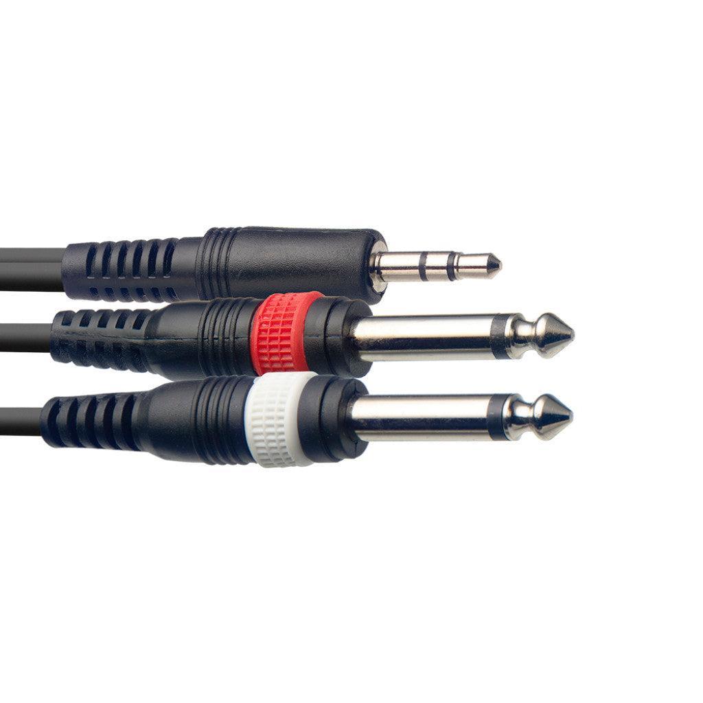 Stagg Y cable, Mini Jack/Jack