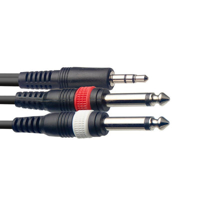 Stagg Y cable, Mini Jack/Jack