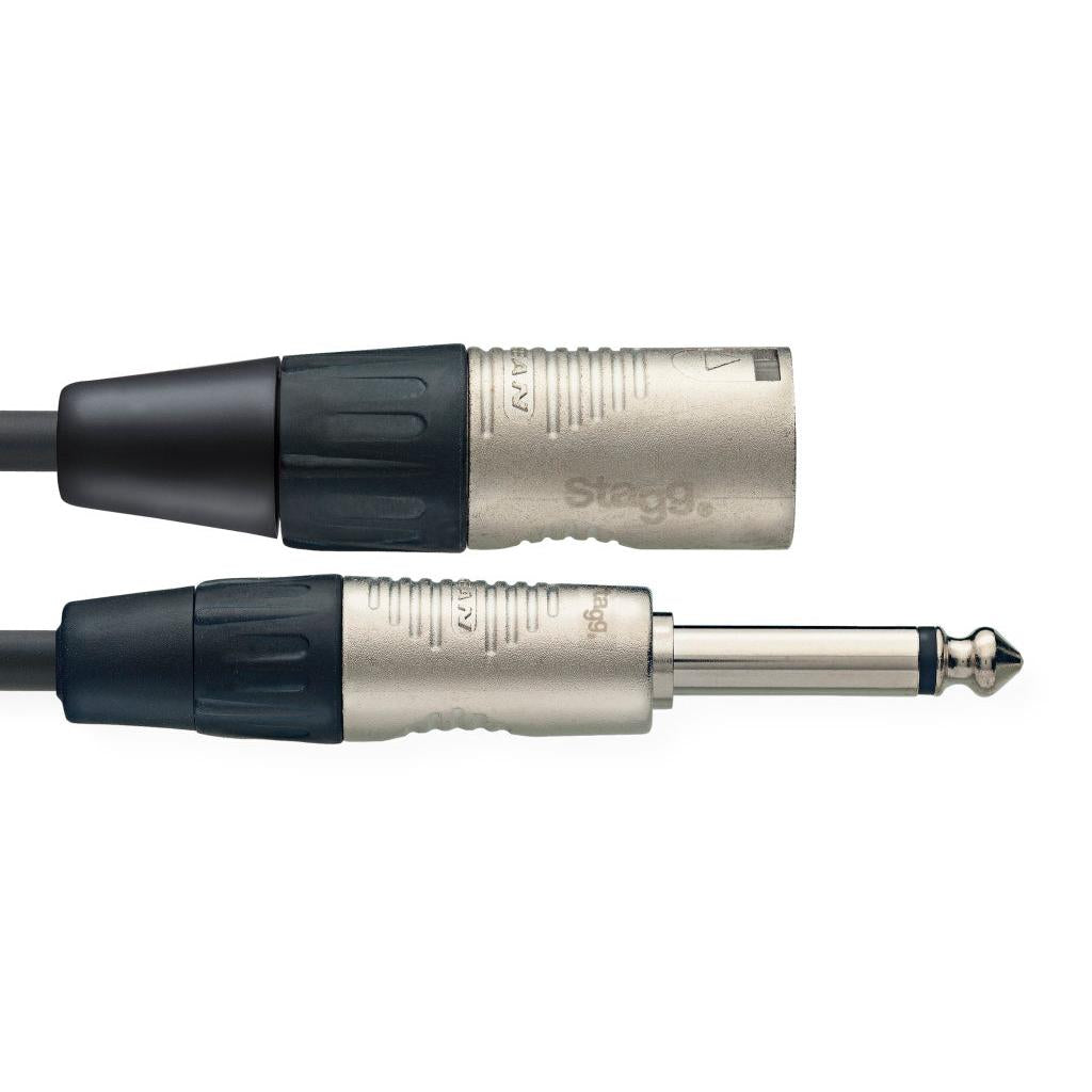 Stagg audio cable male XLR to mono jack cable