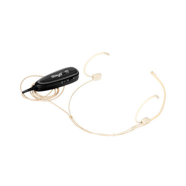 Stagg beige wireless headset microphone (with transmitter and receiver)