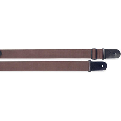Stagg brown guitar strap in woven cotton